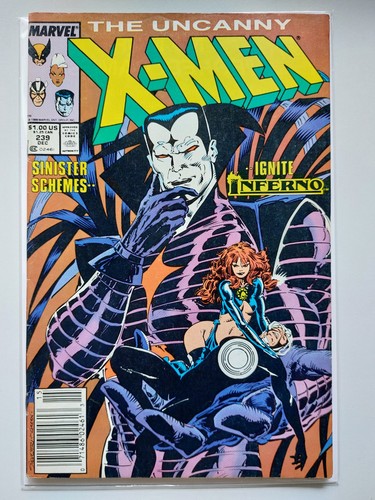 Uncanny men 239 1st cover - #239, &