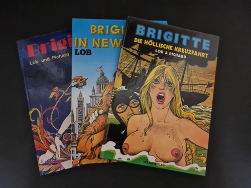 Brigitte hardcover comics - 3x,