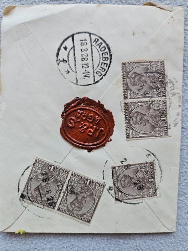 British india 1928 registered - 1928,